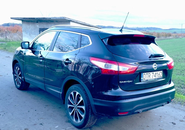 Nissan Qashqai cena 54900 przebieg: 115000, rok produkcji 2015 z Trzebnica małe 254